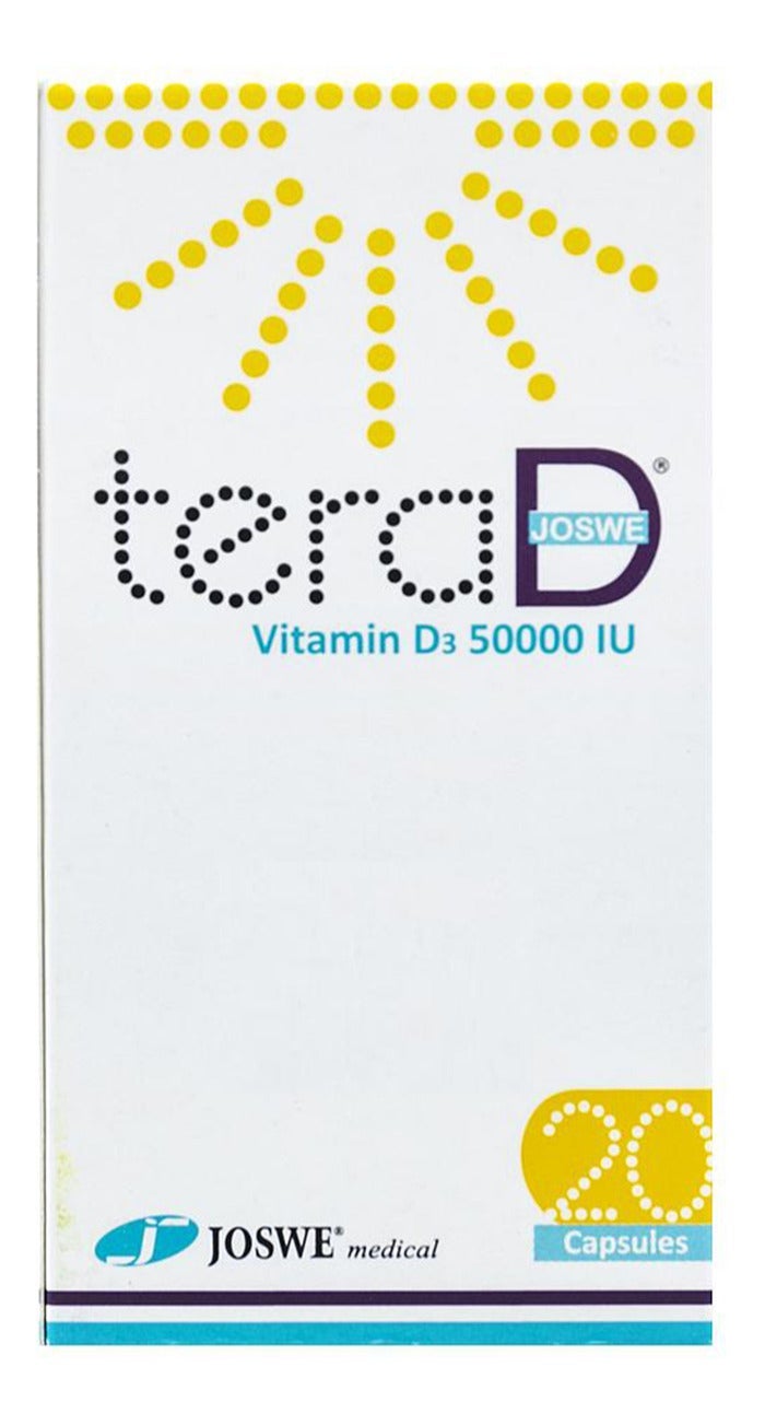 TERA D 50000 IU 20CAP